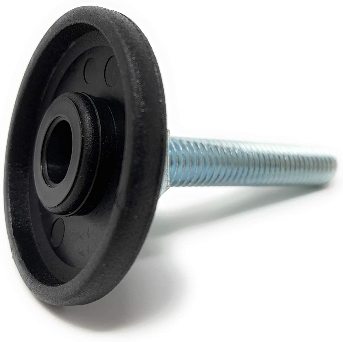 Design61 4X Verstellschraube Justierschraube Ø 38 mm mit verzinkter Stellschraube M8 x 100 mm (Fuß drehbar)