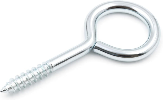 Design61 10x Ringschrauben Ösenschraube mit Holzgewinde Schraubhaken Wandhaken Verzinkt für Wand & Decke Haken zur Befestigung von Seilen Ketten Pflanzen Lampen (30 x 14 mm, 10, stück)