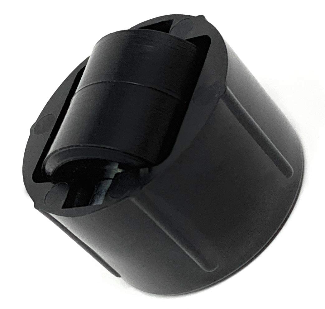 Design61 4X Stollenrollen 25x16mm Möbel Gleitrolle Möbelrollen mit Harter Lauffläche