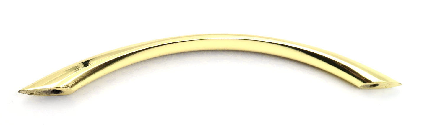 Design61 2x Möbelgriffe 128mm Griffe für Küchenschränke Schrankgriffe Schubladengriffe in Goldfarbe