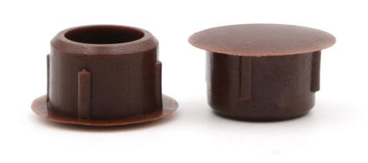 Design61 20x cover plugs for holes Ø 8 mm for pressing in brown