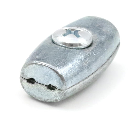Design61 4x Eiformklemmen 4mm Seilklemmen Drahtseilklemme Drahtseilverbinder Stahlseil klemmen Temperguss Galv. verzinkt