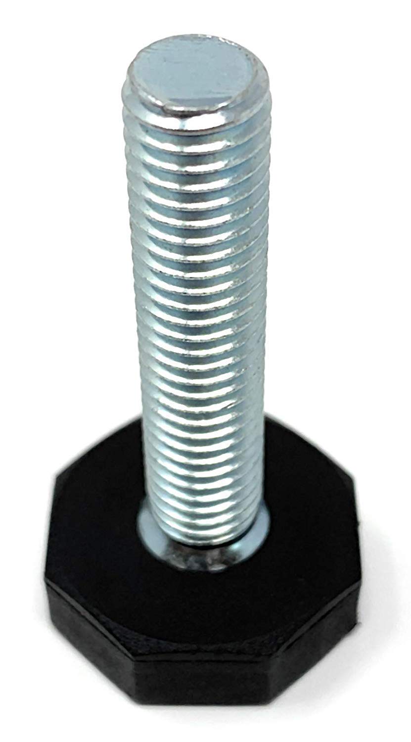 Design61 4x Verstellschraube Justierschraube Ø 27mm mit verzinkter Stellschraube M10x50 mm