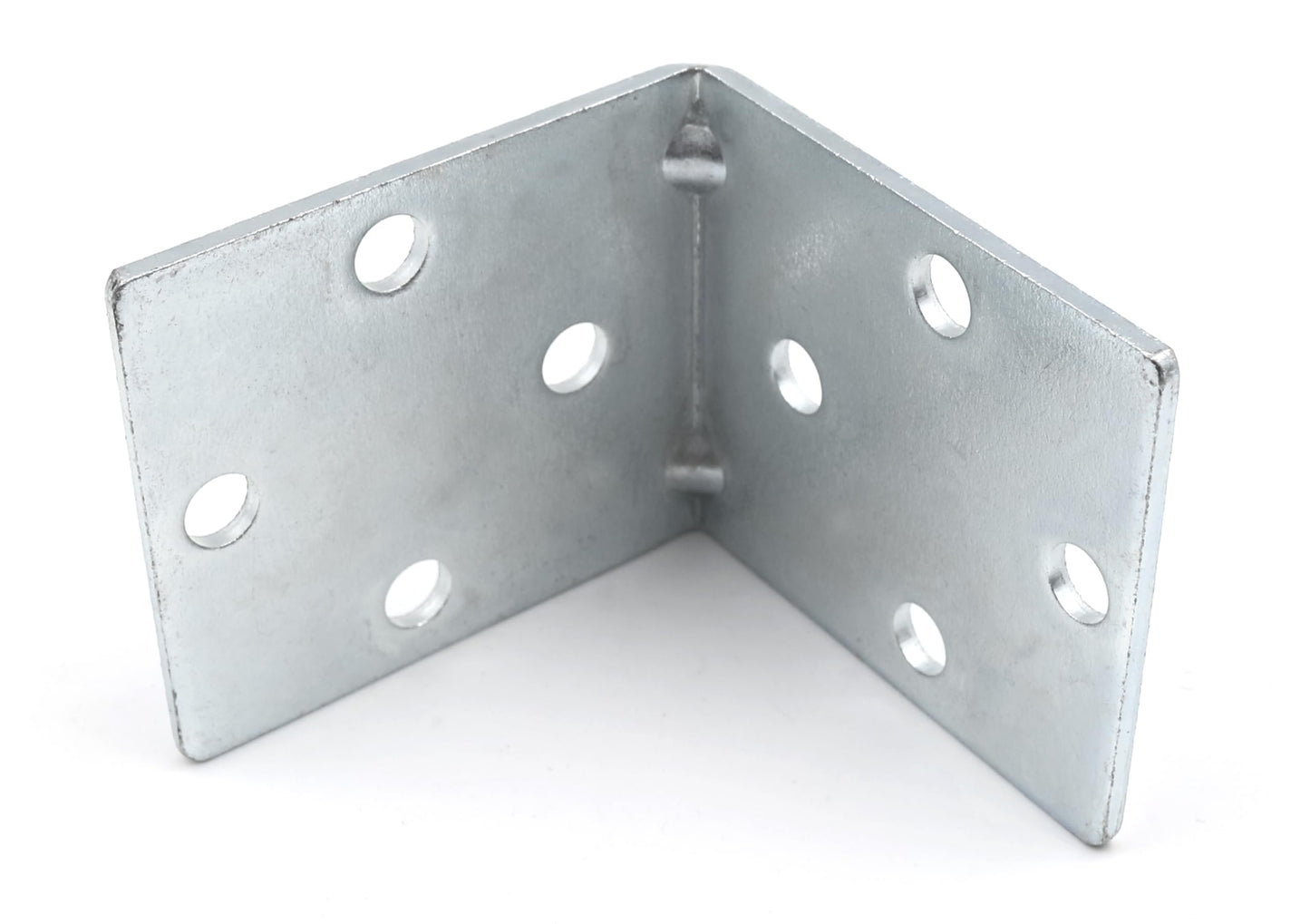 Design61 10x Lochplattenwinkel Winkelverbinder 52 x 52 x 45 x 2mm Holzverbinder Lochwinkel Verzinkt