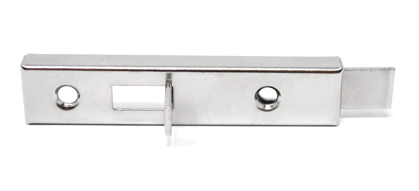 Design61 2x Schrankriegel Möbelriegel mit Schiebeverschluss für Badezimmer Möbel Haustiertore 7cm