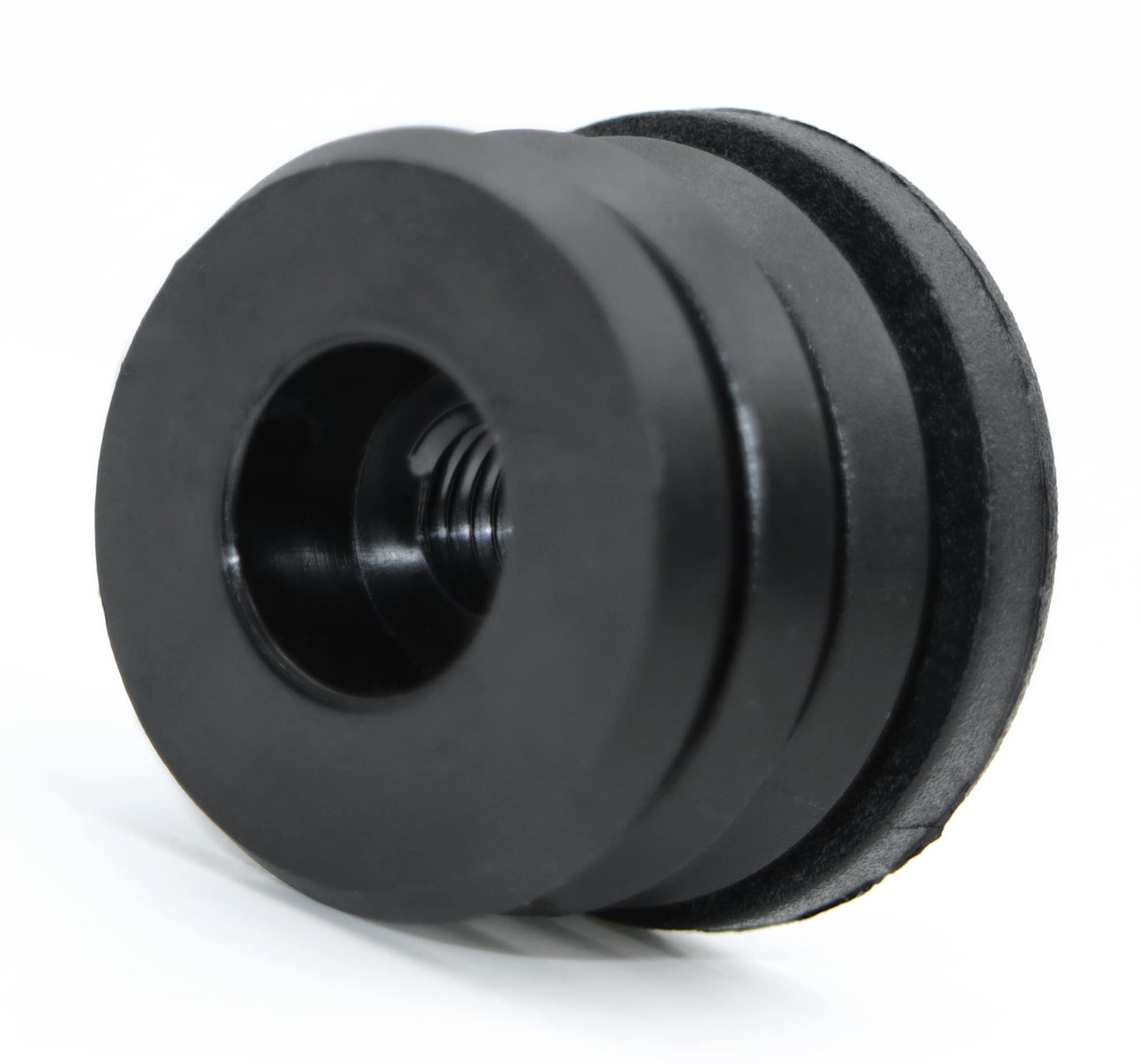 Design61 8x Gewindestopfen Justierstopfen für Rundrohr mit gespritztem Kunststoffgewinde Ø30 mm 1,5-2 mm mit M8 Innengewinde