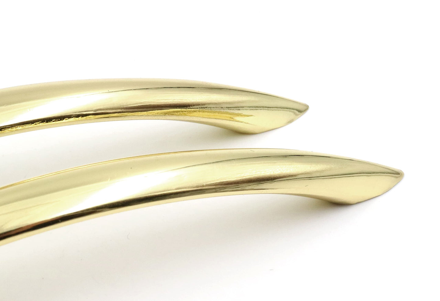 Design61 2x Möbelgriffe 128mm Griffe für Küchenschränke Schrankgriffe Schubladengriffe in Goldfarbe