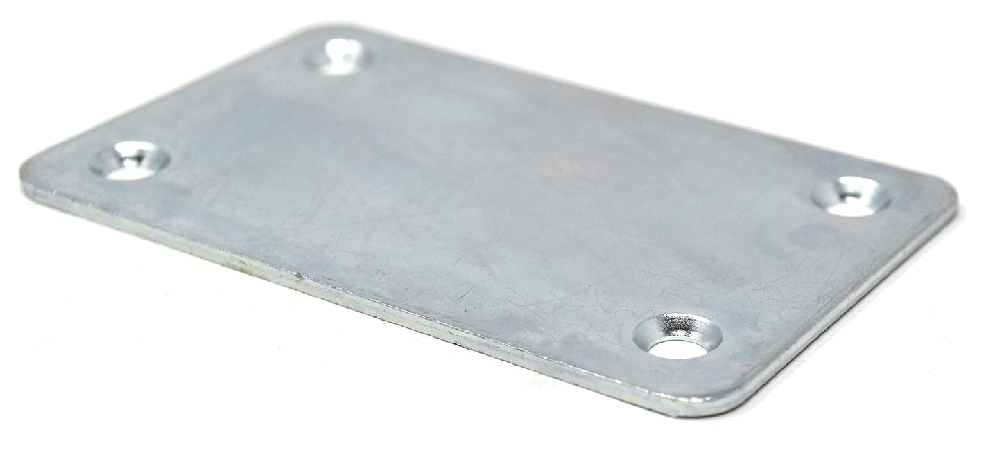 Design61 4er Lochplatte Flachverbinder Fixierplatte Anschraubplatte Montageplatte 82,5 x 50 mm