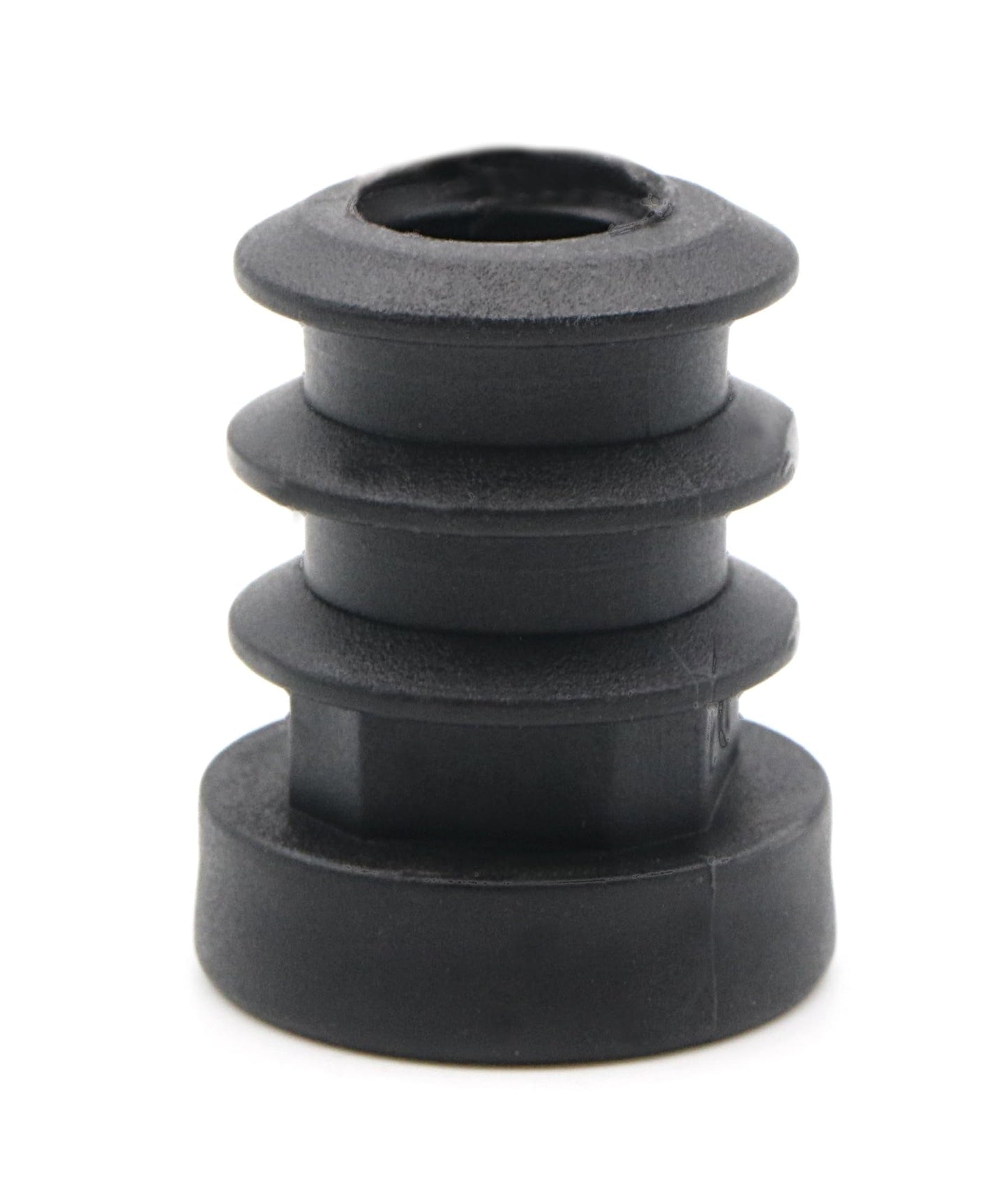 Design61 4X Gewindestopfen aus Polypropylen für Rundrohr mit gespritztem Kunststoffgewinde mit M10 Innengewinde (Ø28 mm 1-1,5 M10)