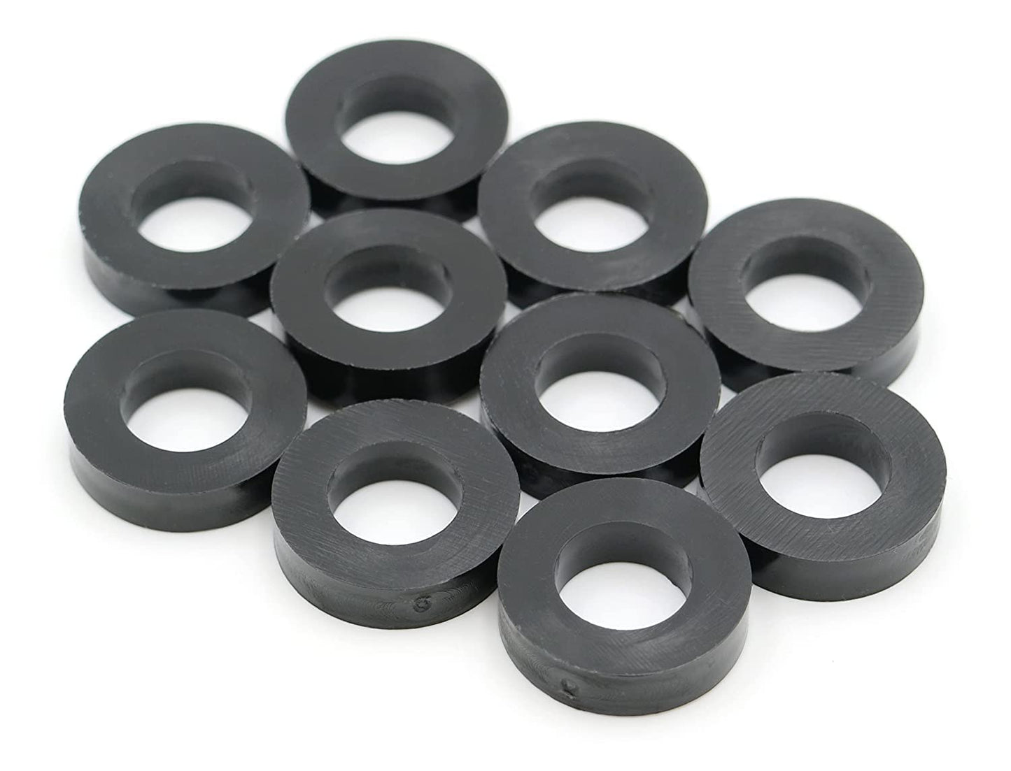 Design61 10x Distanzstücke Distanzhülsen Unterlegscheiben L 6 mm x Ø 15/8,2 mm M8 Rund HD-Polyethylen
