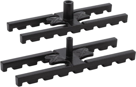 Design61 100 Stück Abstandhalter für Terrassendielen Terrasse 7mm Distanzhalter für 7mm Fuge aus Kunststoff für Unterkonstruktion zur Ventilation und Verhinderung von Staunässe