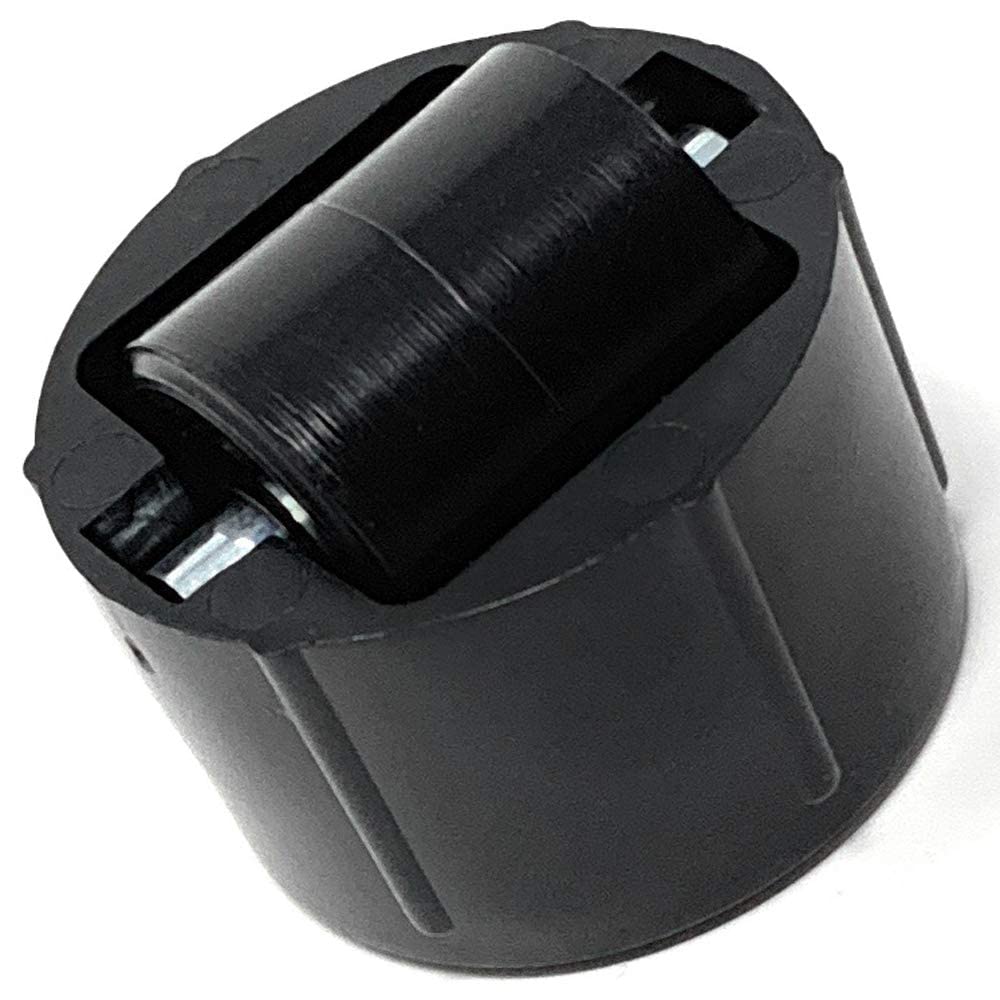 Design61 4X Stollenrollen 25x16mm Möbel Gleitrolle Möbelrollen mit Harter Lauffläche