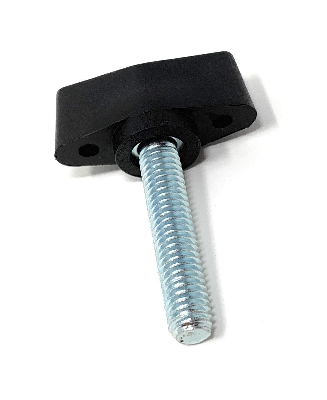 Design61 4x Flügelschraube Kunststoff mit Gewindebolzen Stahl M5 x 29 mm