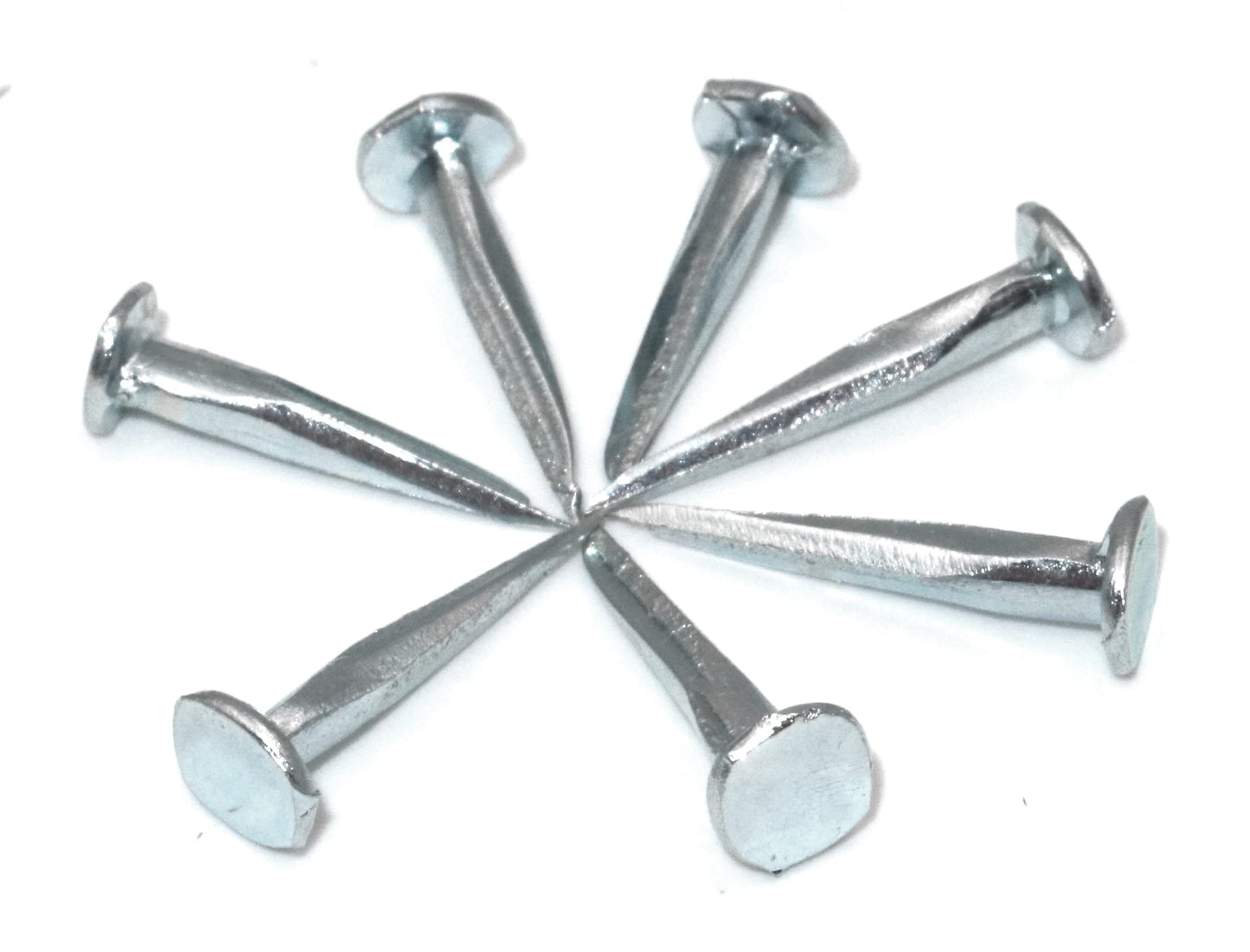 Design61 Feingeschnittene Nägel 16 mm 200g (ca. 400 Stück) verzinkt blau