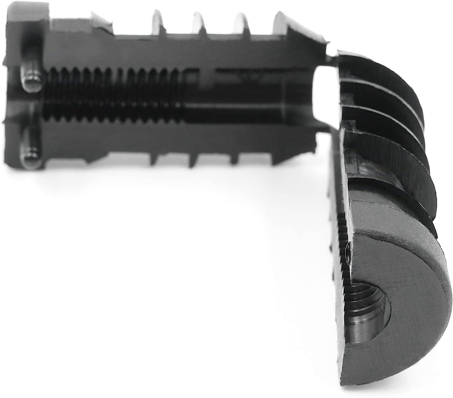 Design61 8X Gewindestopfen Justierstopfen für Rundrohr mit Kunststoffgewinde M10 Ø 28 mm 1-1,5 mm Wandstärke