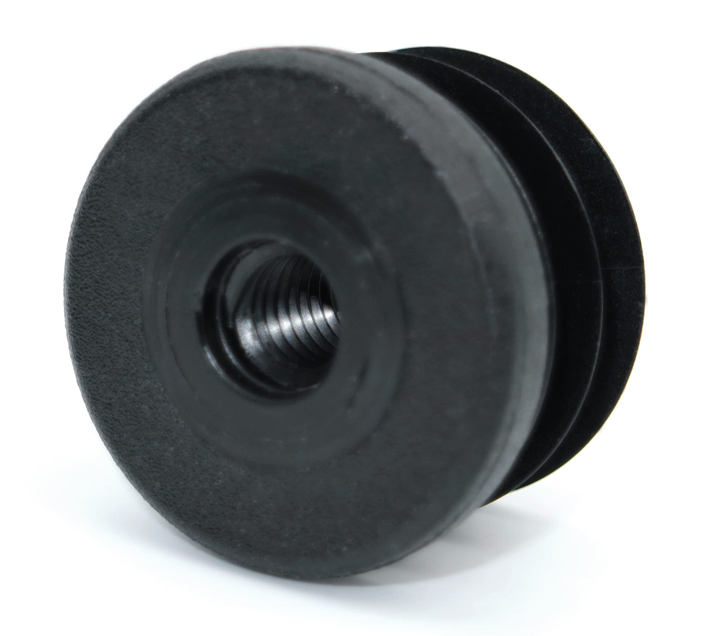 Design61 8x Gewindestopfen Justierstopfen für Rundrohr mit gespritztem Kunststoffgewinde Ø30 mm 1,5-2 mm mit M8 Innengewinde