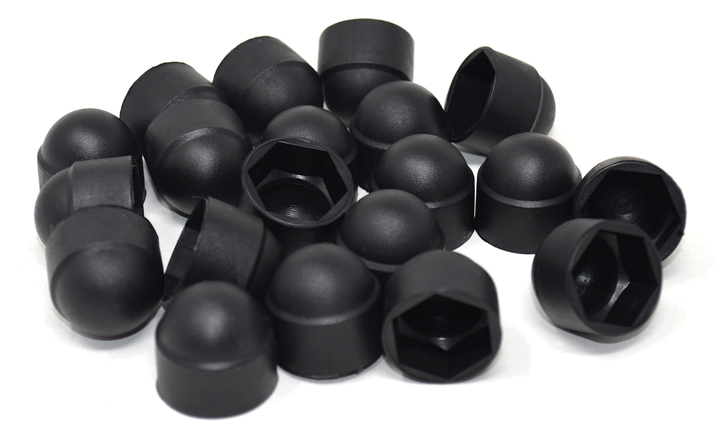 Design61 20x Capuchons de protection hexagonaux ronds M10 x SW17 mm avec six pans creux pour écrous et têtes de vis