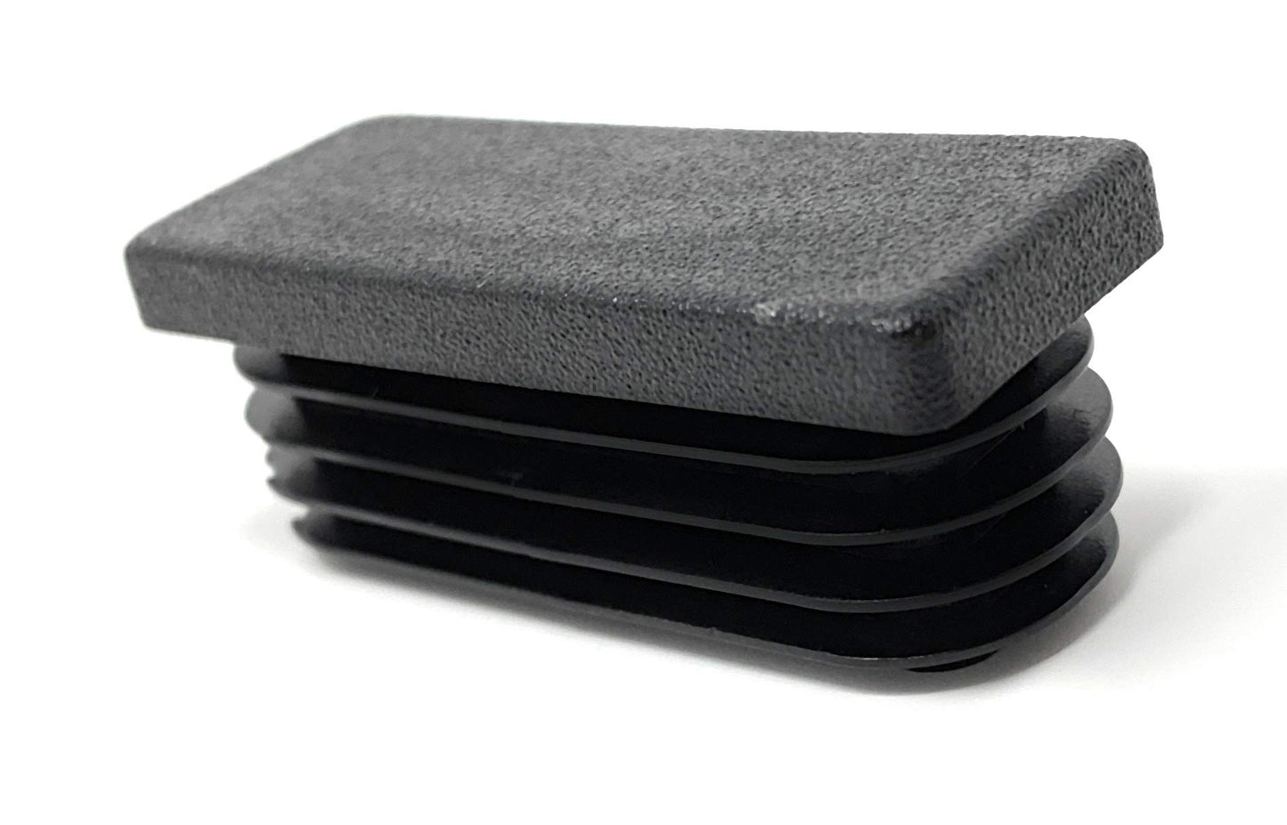 Design61 10x Vierkant Rohrstopfen 50x20mm mit Lamellen