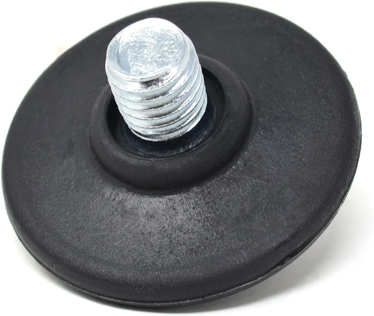 4X Justierfüße flach Ø 40 mm M8 x 16 mm Stellschraube verzinkt Stellfüße Nivellierfüße für Möbel, Werkbank & Maschinen