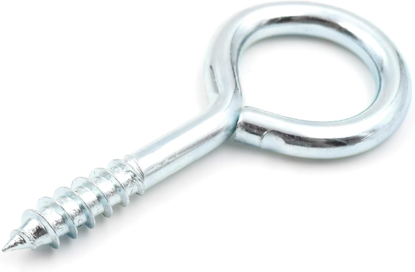 Design61 100x Ringschrauben Ösenschraube 30x14mm mit Holzgewinde Schraubhaken Wandhaken Verzinkt für Wand & Decke Haken zur Befestigung von Seilen Ketten Pflanzen Lampen