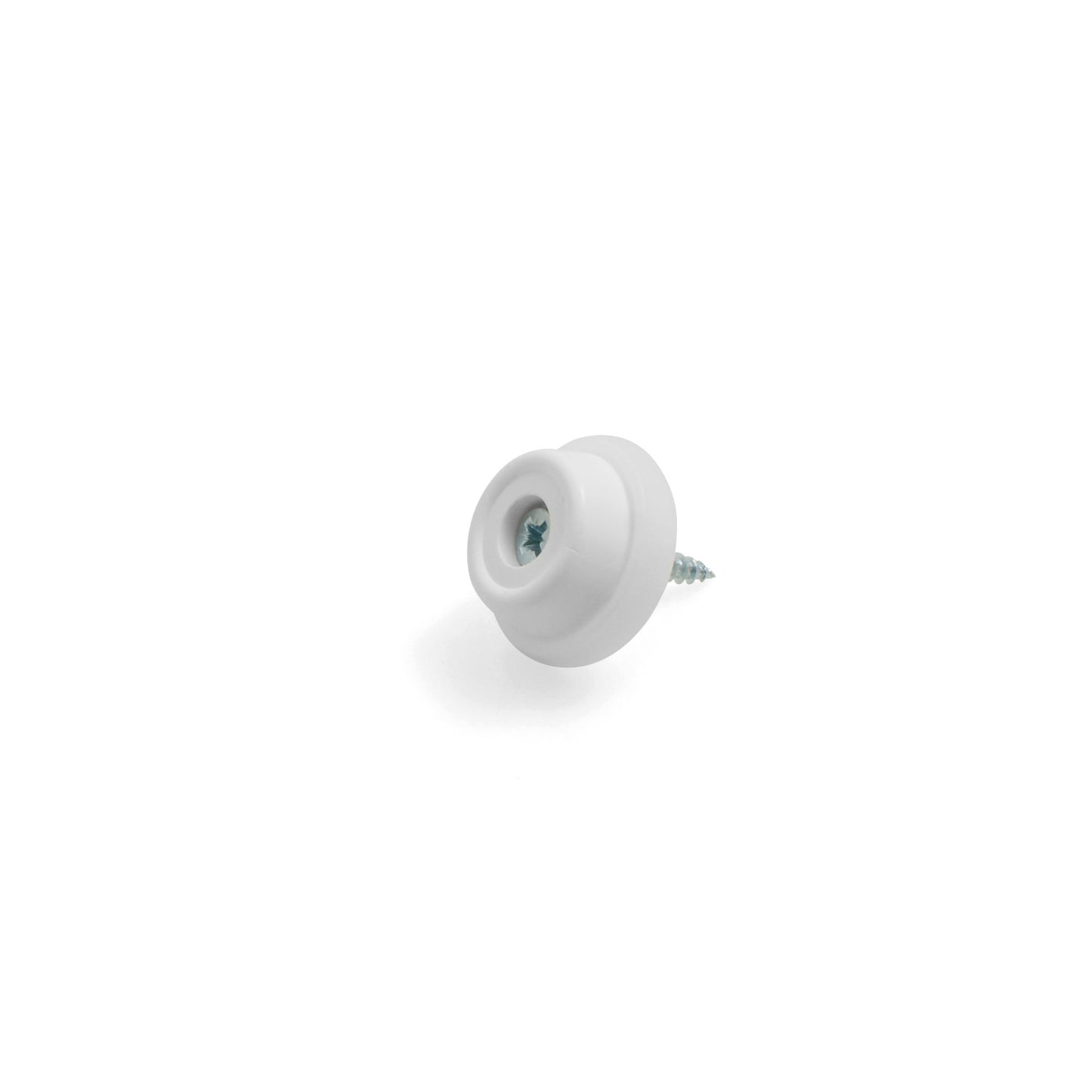 16x stoppers for chairs and furniture Ø 24mm floor protection anti-slip in white from Design61