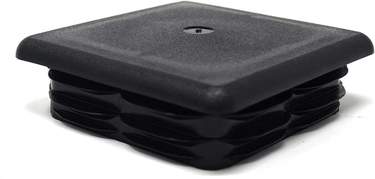 Design61 4x square pipe plugs slatted plugs 70x70 mm with slats for inner dimensions 60-62.8 mm
