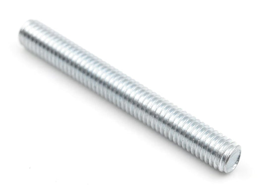 Design61 10er Gewindestange M6 x 50 mm DIN 976-A Vollgewinde Gewindestift Gewindestab Metrisches Gewinde Verzinkt Gewindebolzen für Möbelbau Bauarbeiten Handwerk Metall Holz