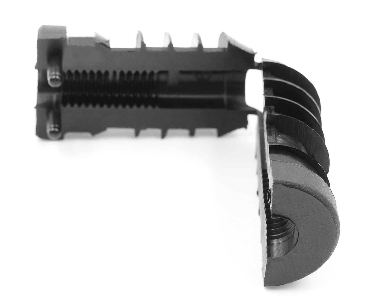 Design61 8x Gewindestopfen Justierstopfen für Rundrohr mit Kunststoffgewinde M10 Ø 20 mm 1,5-2 mm Wandstärke