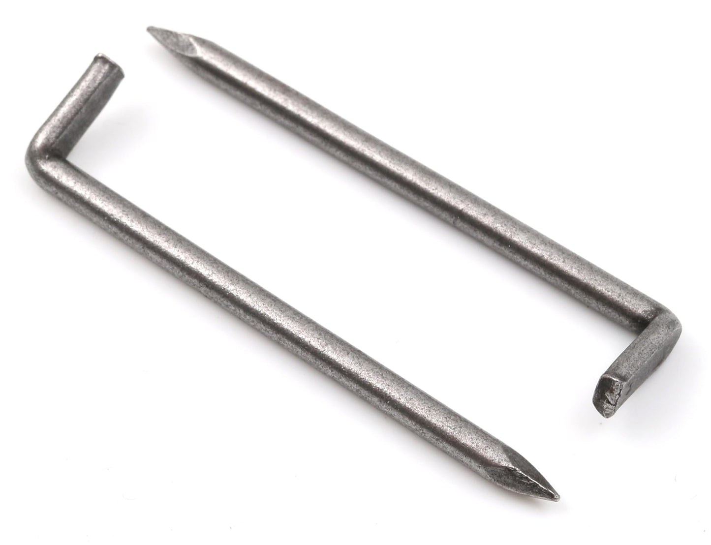 Design61 25x Konsolhaken Stahlhaken Haken Ø 3,0 x L 50 mm Eisen
