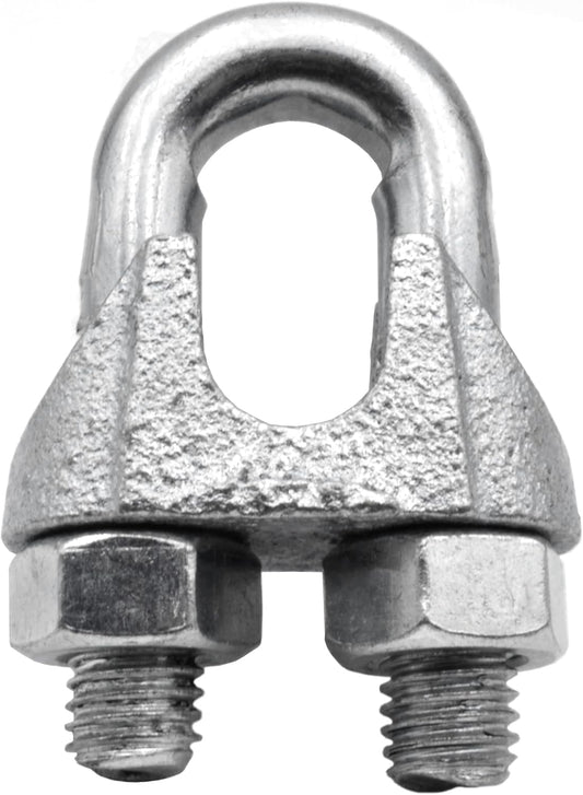 Design61 10x Drahtseilklemme 11mm verzinkt Seilklemme Bügelklemmen Bügelseilklemme Klemme Drahtseil für Befestigung von Seilen Sonnensegeln Stahlkabel Stahldraht Stahlseil