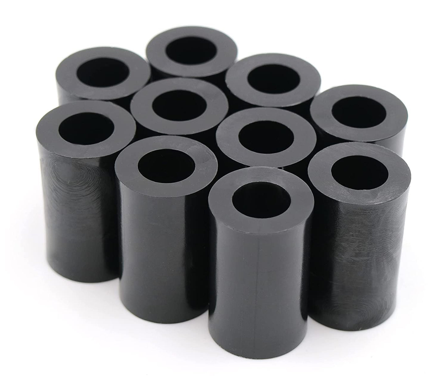 Design61 10x Distanzstücke Distanzhülsen Unterlegscheiben L 25 mm x Ø 15/8,2 mm M8 Rund HD-Polyethylen