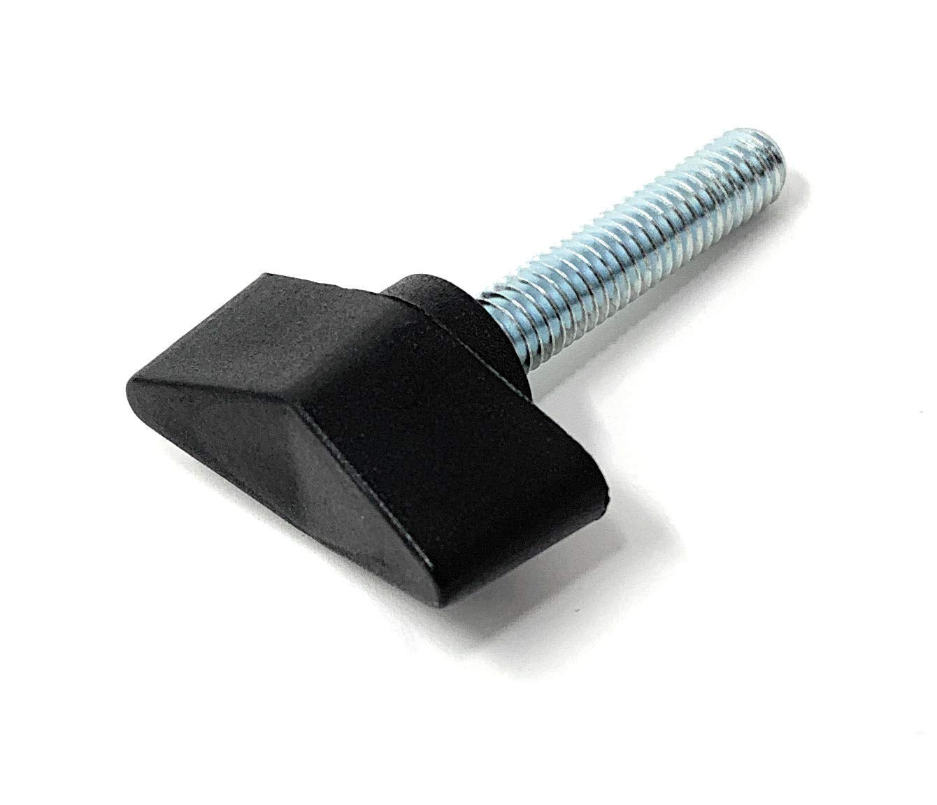 Design61 4x Flügelschraube Kunststoff mit Gewindebolzen Stahl M5 x 29 mm