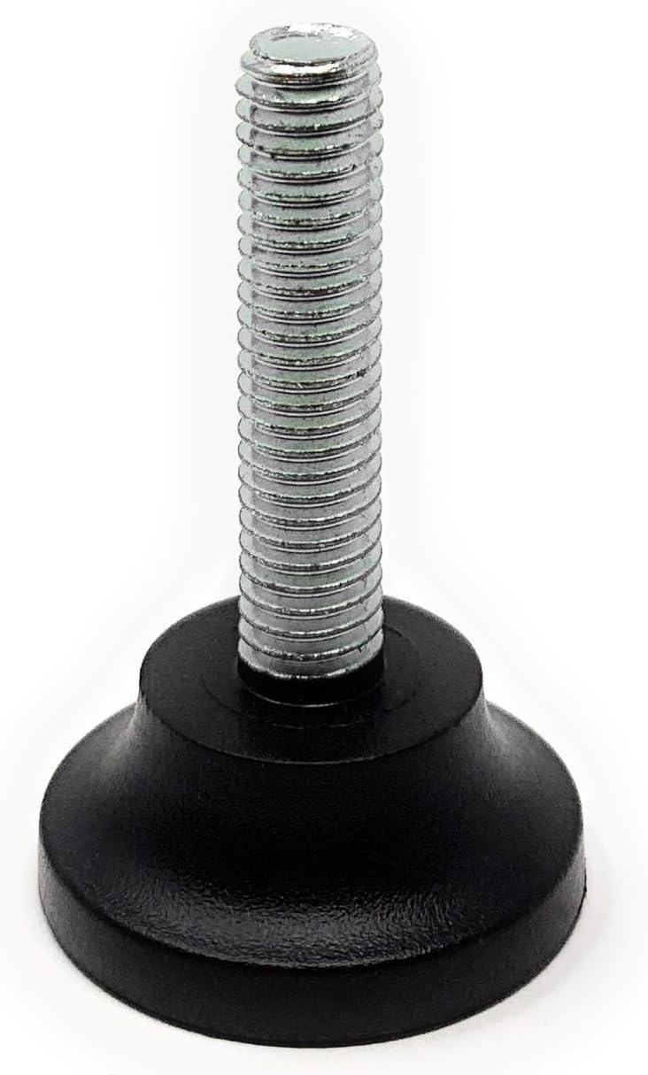 Design61 4x Verstellschraube Justierschraube Ø 30 mm mit verzinkter Stellschraube M8x35 mm
