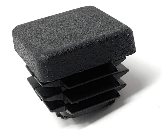 Design61 10x Vierkant Rohrstopfen Lamellenstopfen 20x20 mm mit Lamellen für Innenmaß 14-18,4 mm