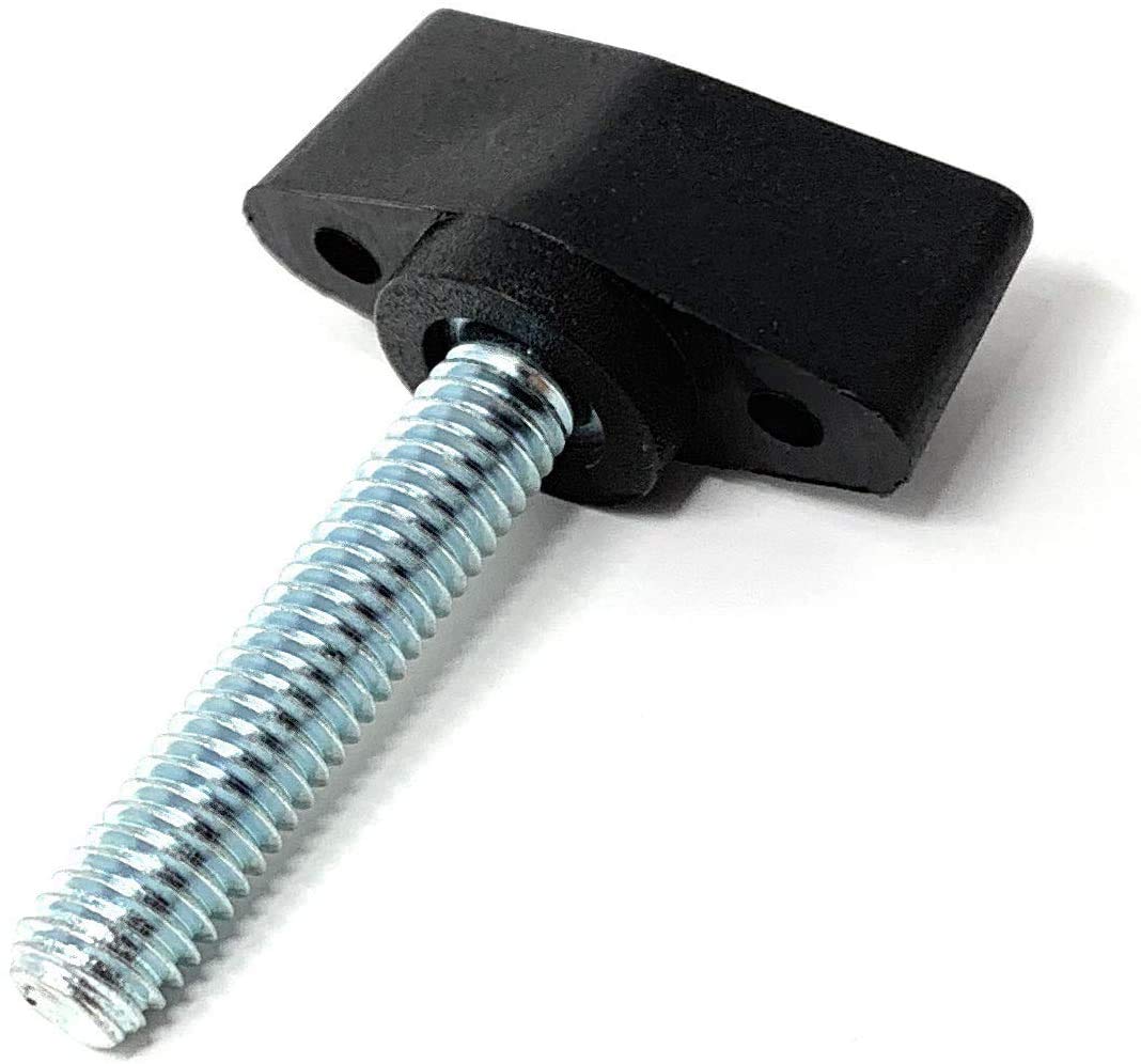 Design61 4x Flügelschraube Kunststoff mit Gewindebolzen Stahl M5 x 34 mm
