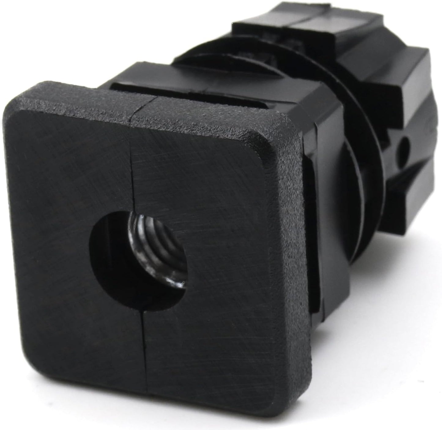 4X Gewindestopfen Vierkantrohrstopfen 25x25 mm 2 mm mit M8 Innengewinde