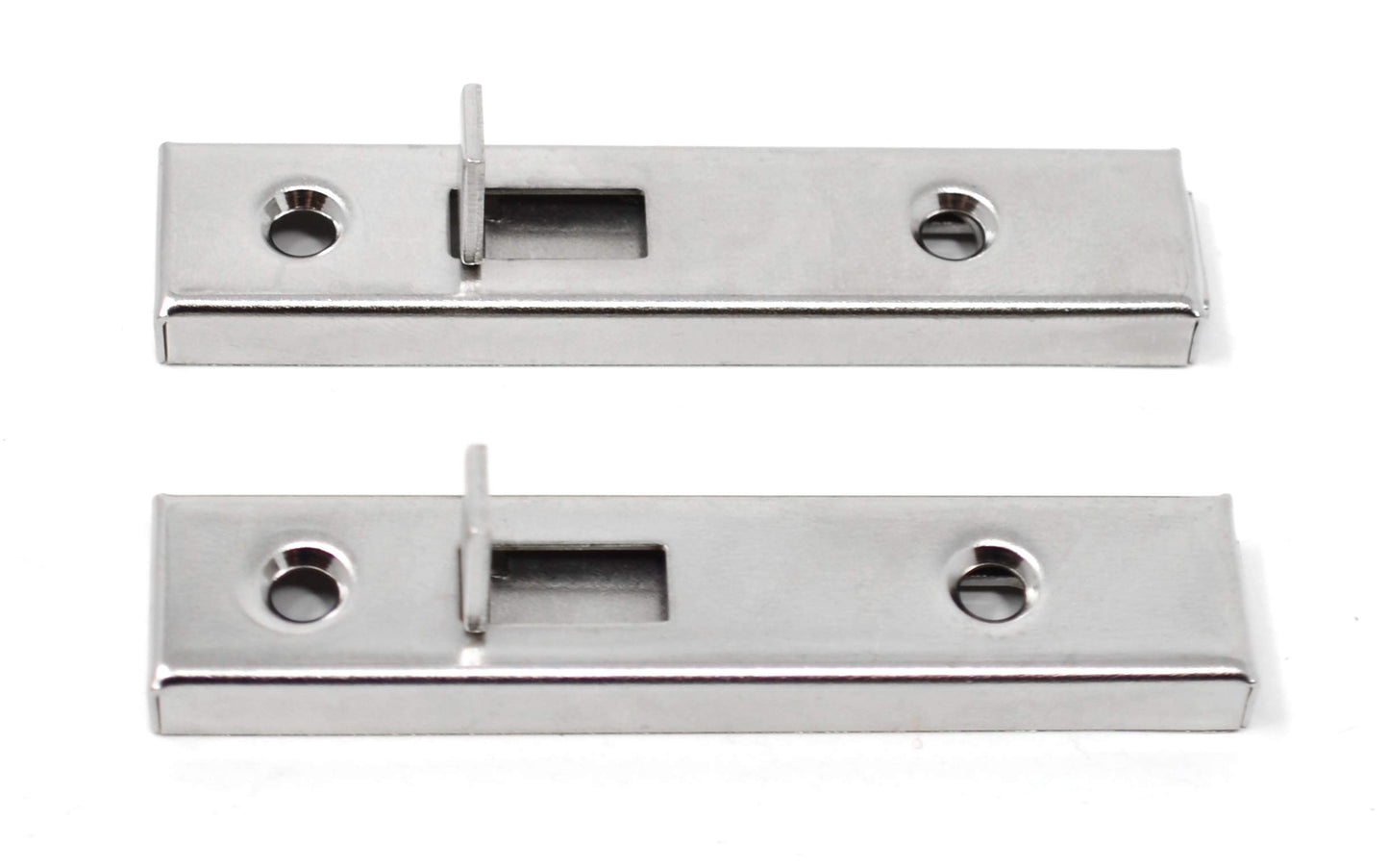 Design61 2x Schrankriegel Möbelriegel mit Schiebeverschluss für Badezimmer Möbel Haustiertore 7cm