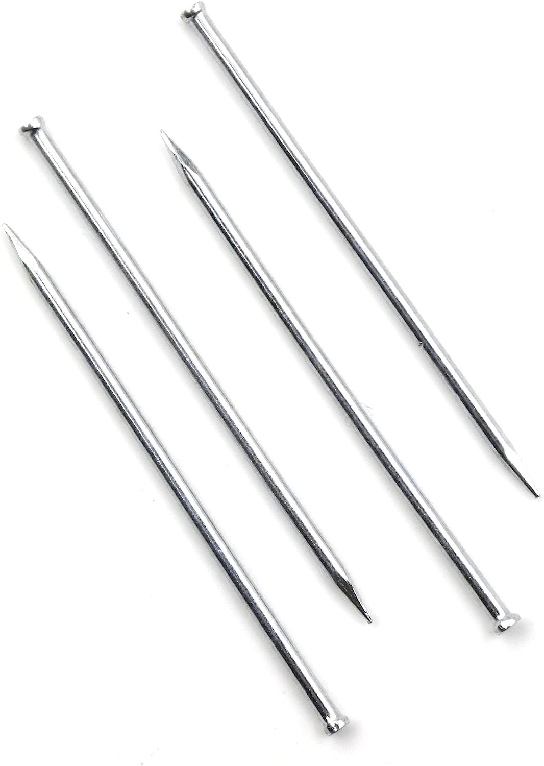 Design61 100x steel pins steel nails skirting board pins nail 1.4 x 35 mm flat head countersunk head GALVANIZED