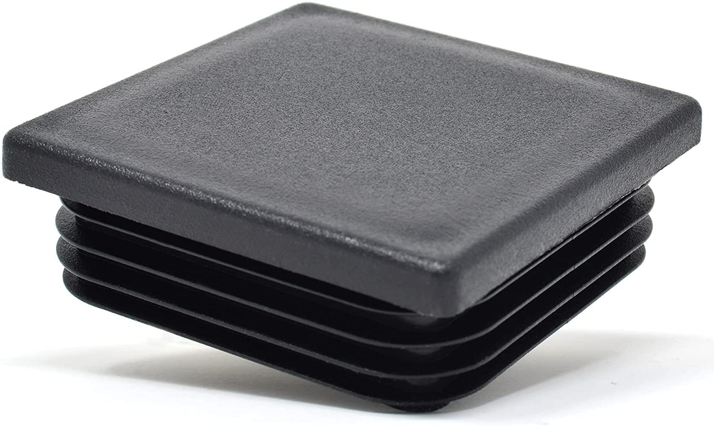 Design61 4X Vierkant Rohrstopfen Lamellenstopfen 75x75 mm mit Lamellen für Innenmaß 66-71 mm