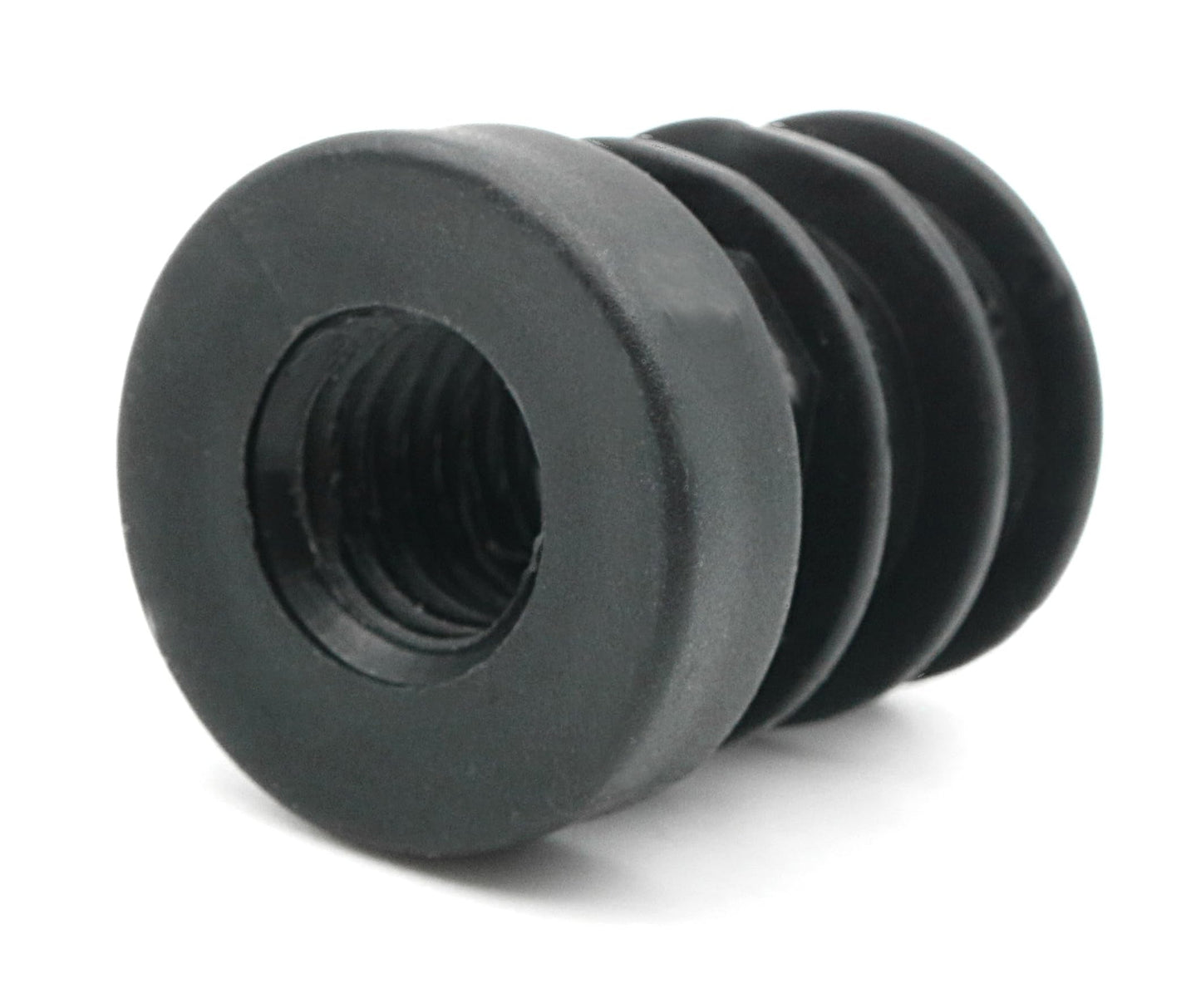 Design61 4X Gewindestopfen aus Polypropylen für Rundrohr mit gespritztem Kunststoffgewinde mit M10 Innengewinde (Ø28 mm 1-1,5 M10)