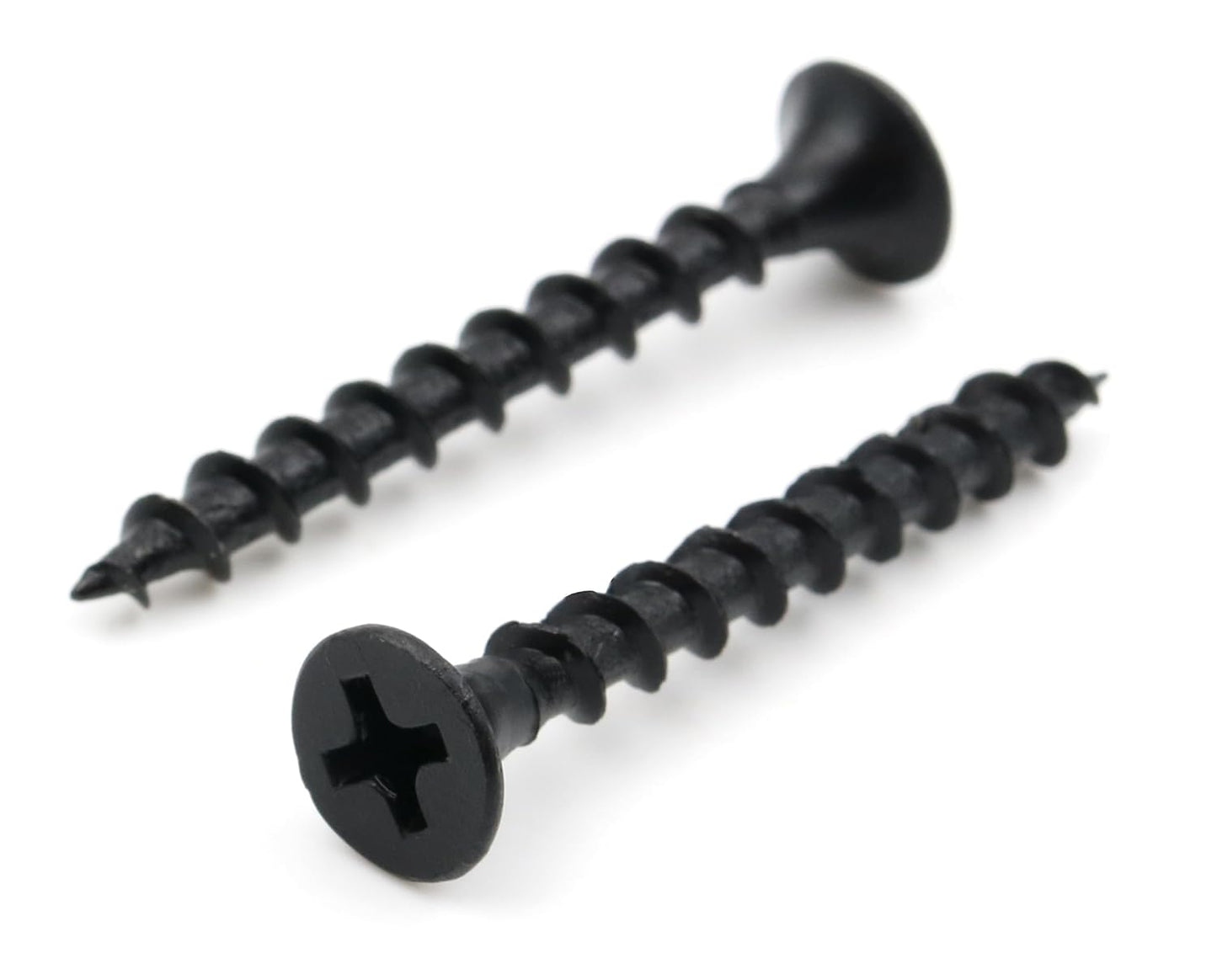 Design61 Schnellbauschrauben Grobgewinde Trockenbauschrauben Gipskartonschraube Rigipsschrauben Trockenwandschrauben Stahl Gehärtet Phosphatiert Schwarz (3,9 x 35 mm, 500, stück)