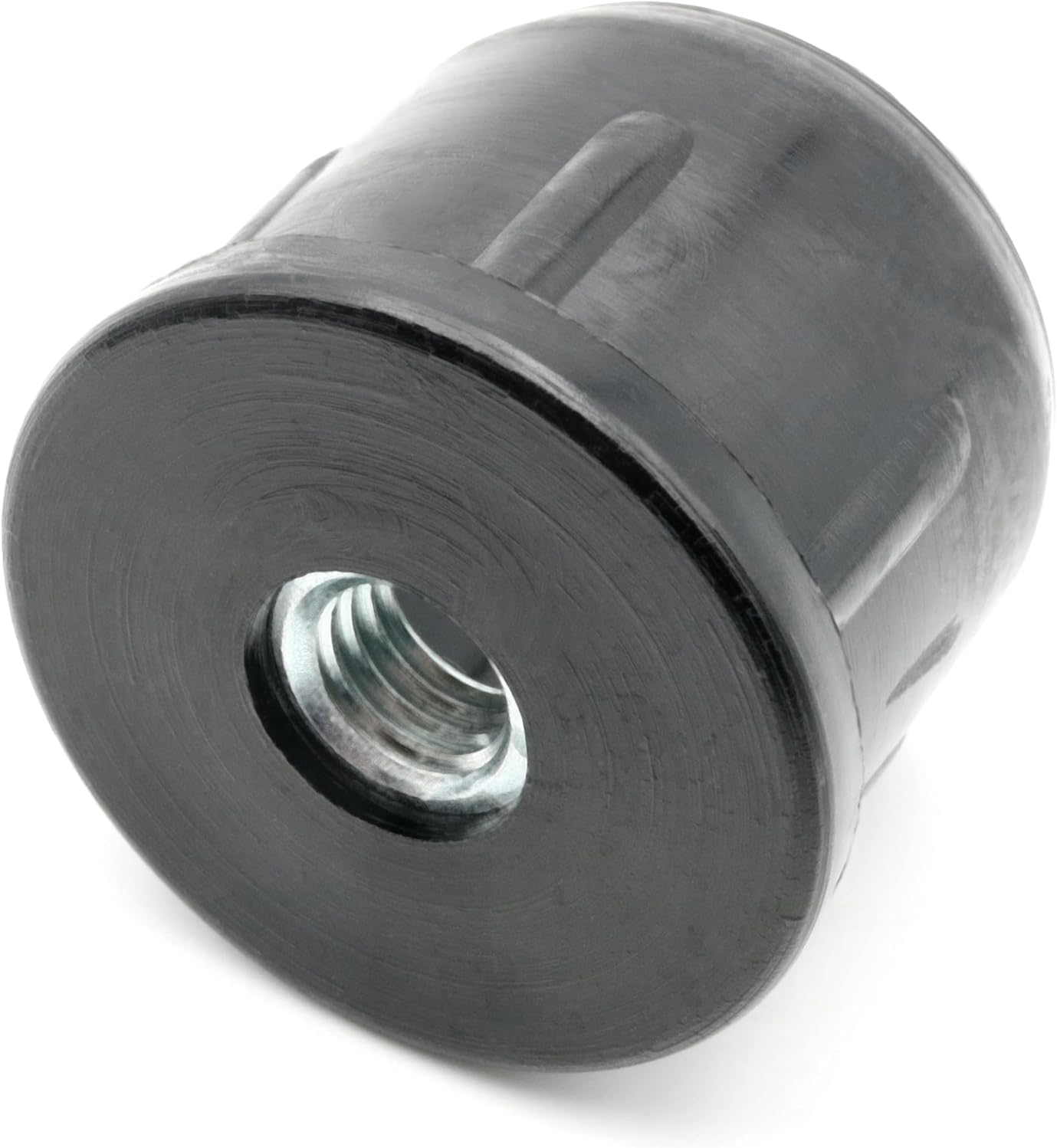 Design61 4X Gewindestopfen Rundrohrstopfen Justierstopfen Ø 38mm 2 mm mit M10 Innengewinde