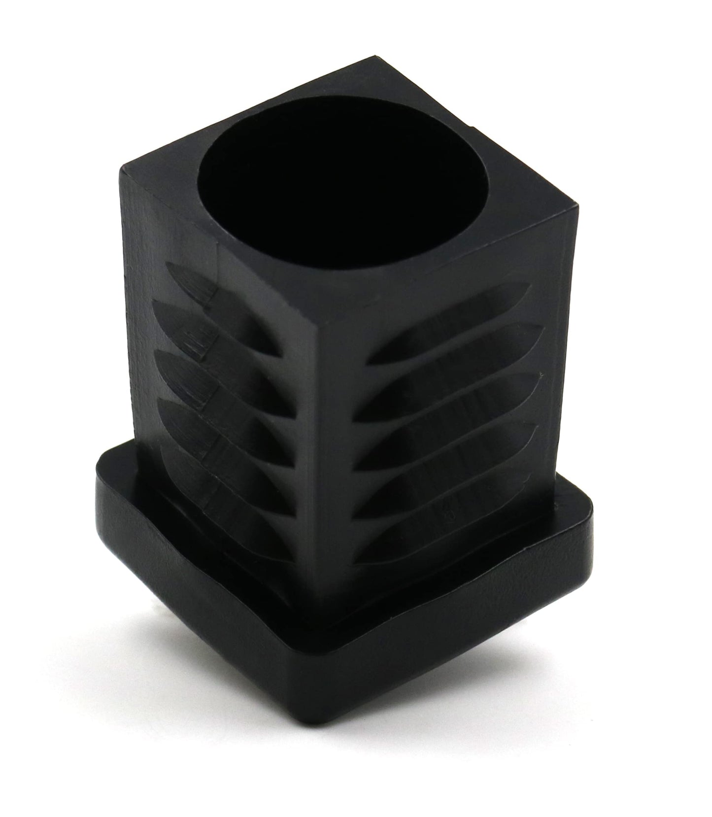 Design61 4x Gewindestopfen Vierkantrohrstopfen 30x30 mm Wandstärke 1-2 mm mit M10 Innengewinde