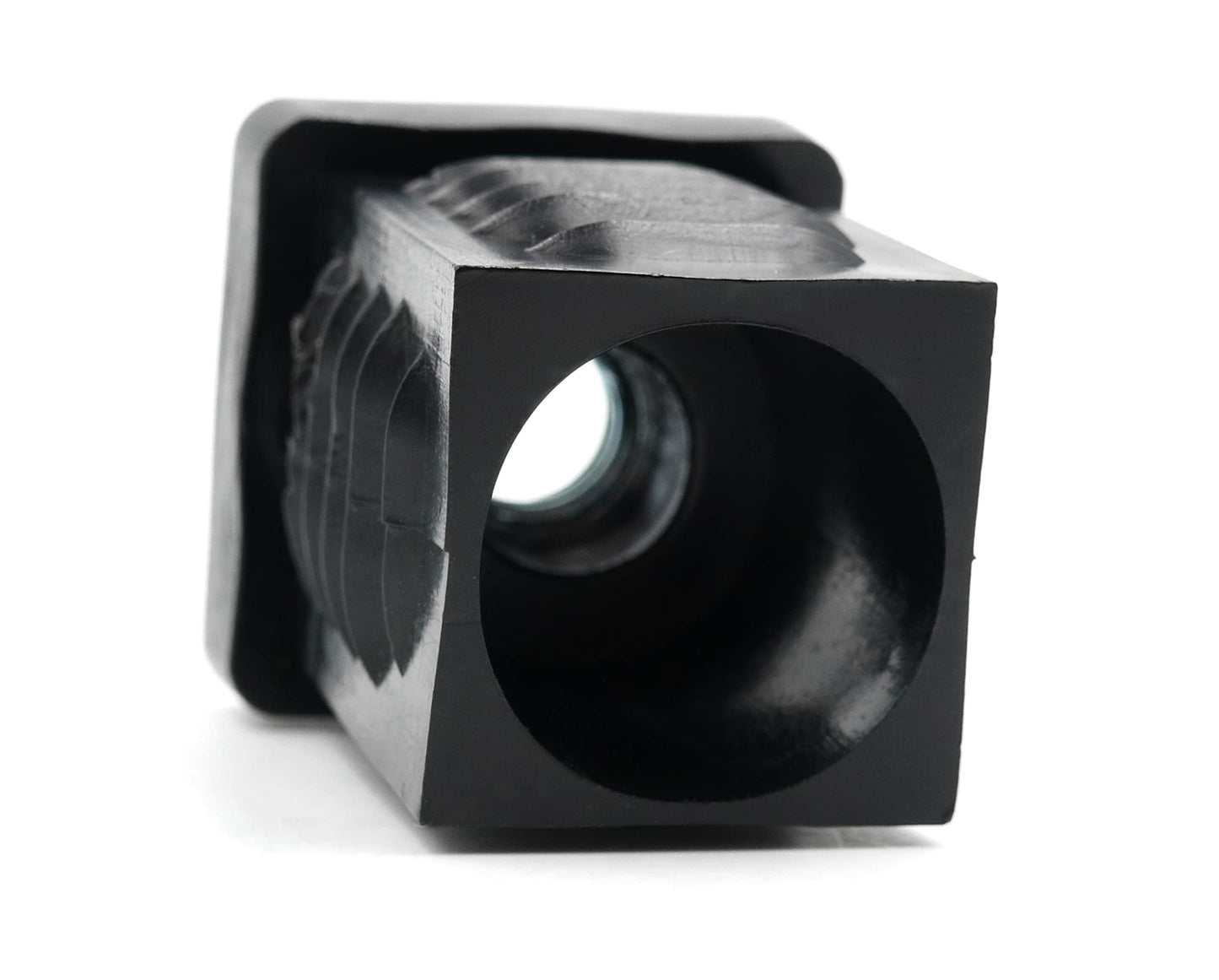 Design61 4x Gewindestopfen Vierkantrohrstopfen 30x30 mm Wandstärke 1-2 mm mit M10 Innengewinde