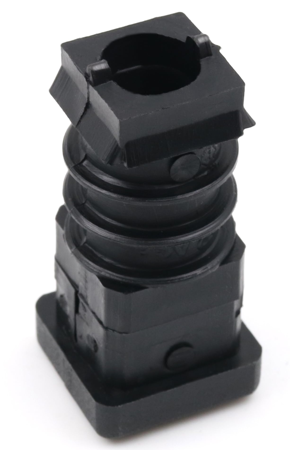 Design61 4X Gewindestopfen Vierkantrohrstopfen 18x18 mm 1,5-2mm mit M8 Innengewinde