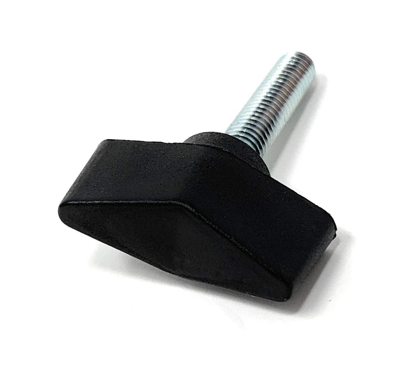Design61 4x Flügelschraube Kunststoff mit Gewindebolzen Stahl M6 x 28 mm