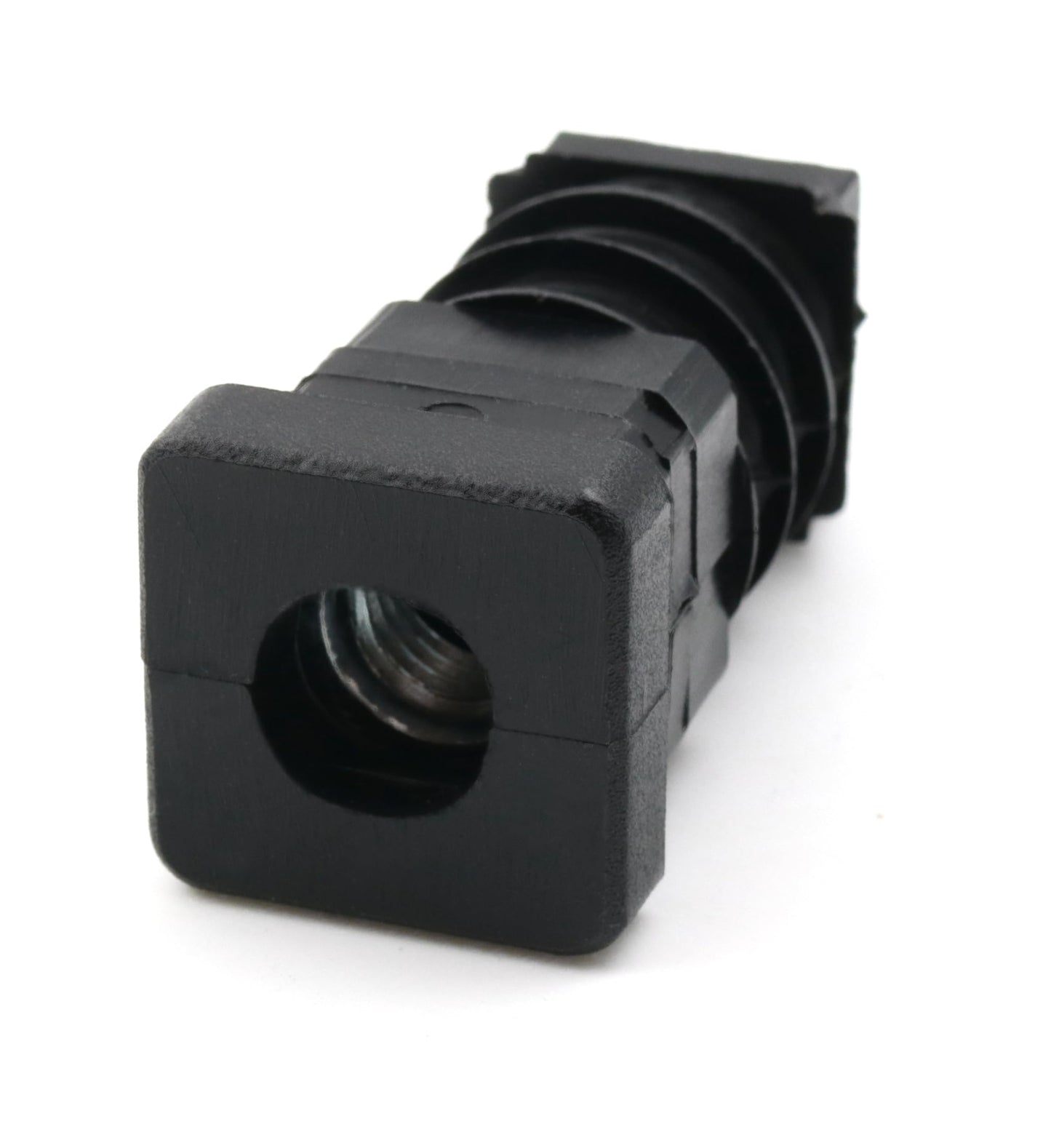Design61 4X Gewindestopfen Vierkantrohrstopfen 18x18 mm 1,5-2mm mit M8 Innengewinde