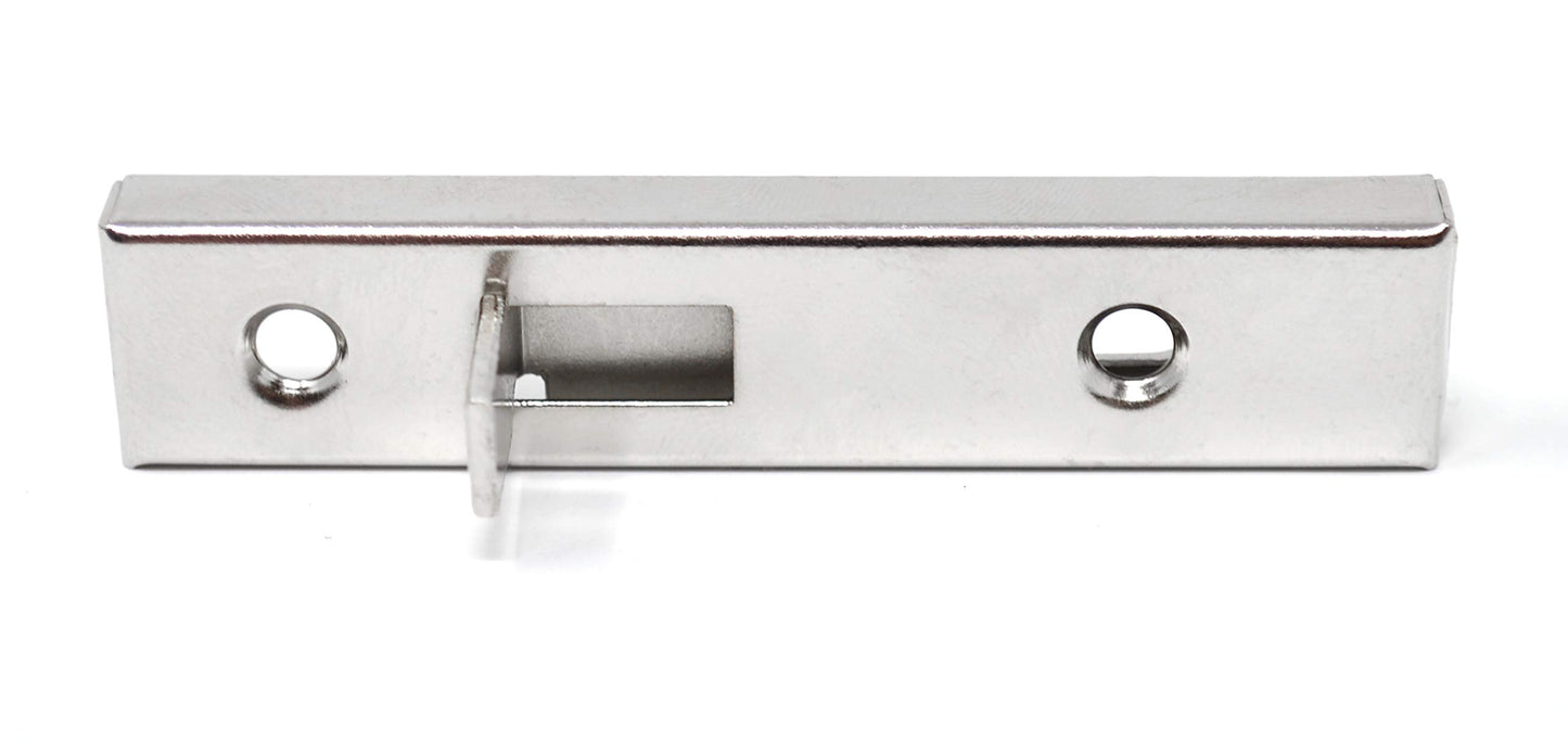 Design61 2x Schrankriegel Möbelriegel mit Schiebeverschluss für Badezimmer Möbel Haustiertore 7cm
