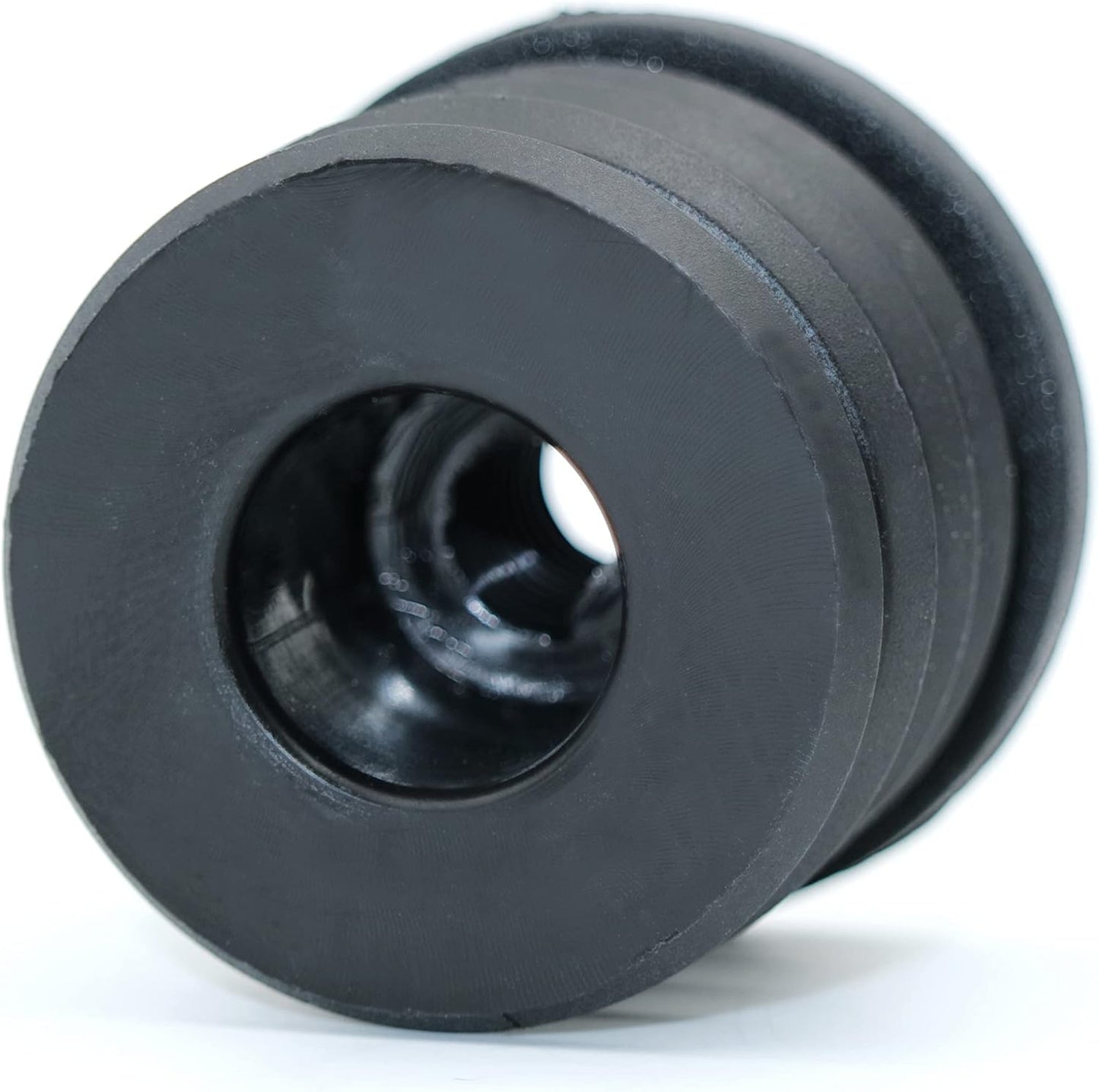 Design61 4X Gewindestopfen Justierstopfen für Rundrohr mit gespritztem Kunststoffgewinde Ø35 mm 1,5-2 mm mit M8 Innengewinde