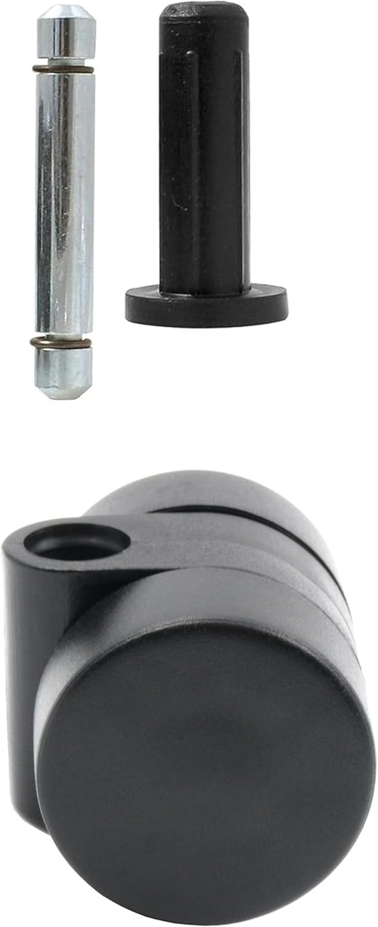 Design61 4er Set Universal Möbelrolle Ø 30mm Lenkrolle Laufrolle Rollen mit Hülse + Stift